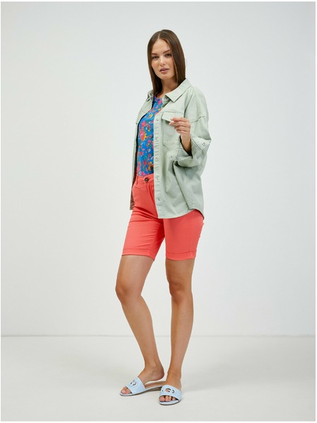 Orsay Pantaloni scurți chino coral ORSAY