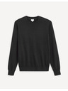 Celio Pulover basic negru pentru bărbați Celio