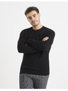 Celio Pulover basic negru pentru bărbați Celio