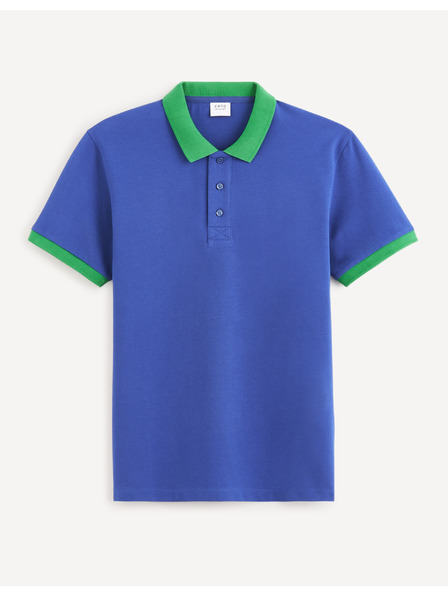 Celio Tricou polo albastru pentru bărbați Celio Decabestan