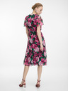 Orsay Rochie florala damă neagră și roz ORSAY