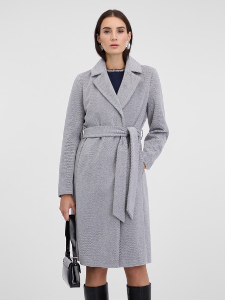 Orsay Palton de iarnă gri de damă ORSAY