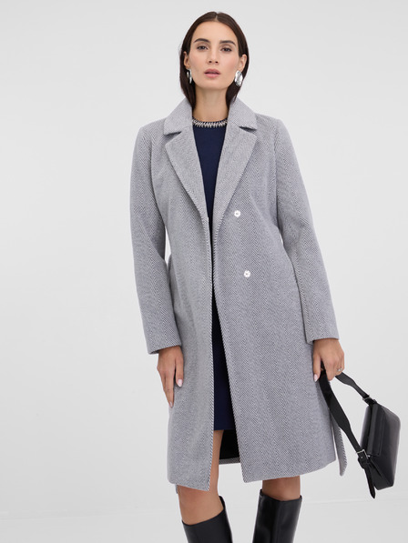 Orsay Palton de iarnă gri de damă ORSAY