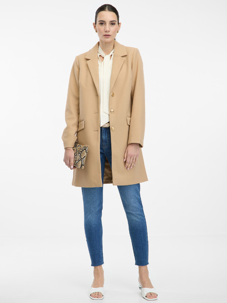 Orsay Palton de damă maro deschis ORSAY