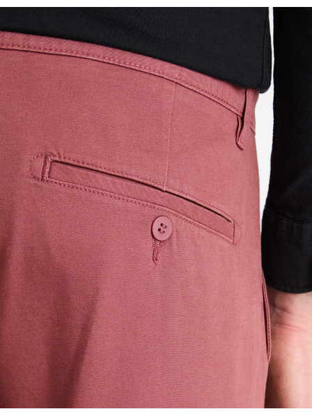 Celio Pantaloni chino burgundy pentru bărbați Celio Tocharles