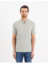 Celio Tricou polo basic gri deschis pentru bărbați Celio Gebenoit