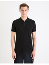 Celio Tricou polo basic negru pentru bărbați Celio Gebenoit