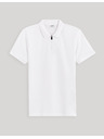 Celio Tricou polo basic alb pentru bărbați Celio Gebenoit