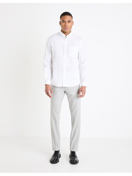 Celio Pantaloni chino de bărbați gri deschis Celio Gosi