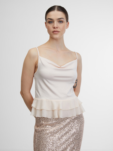 Orsay Top de dama bej ORSAY