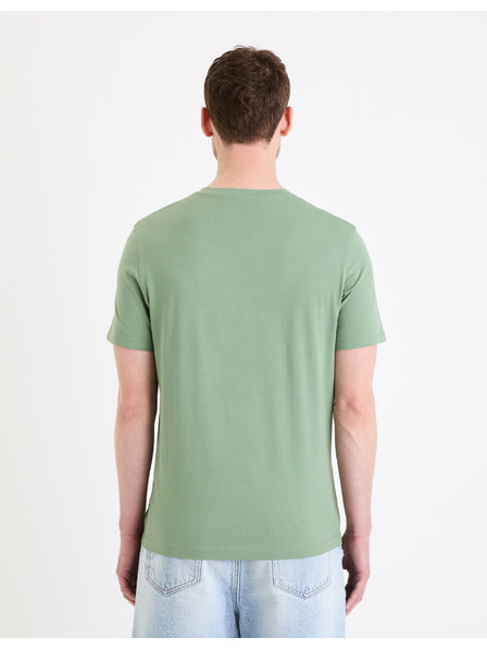 Celio Tricou basic verde deschis pentru bărbați Celio Debasev