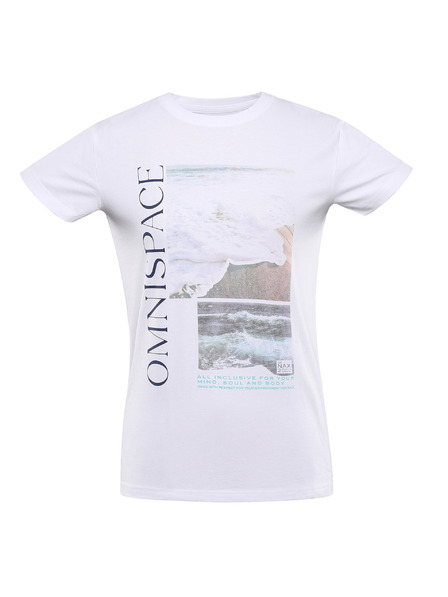 NAX Tricou alb pentru femei NAX NERGA