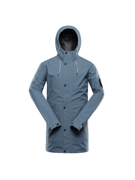 ALPINE PRO Palton impermeabil albastru pentru bărbați ALPINE PRO PERFET