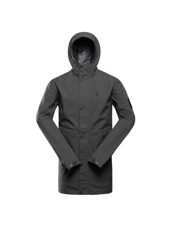 ALPINE PRO Palton gri pentru bărbați cu membrană PTX ALPINE PRO Perfet