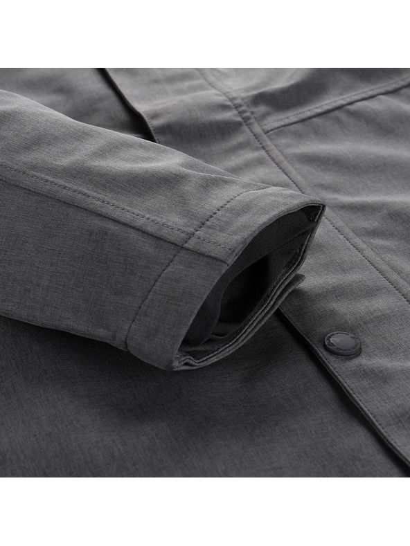 ALPINE PRO Palton gri pentru bărbați cu membrană PTX ALPINE PRO Perfet