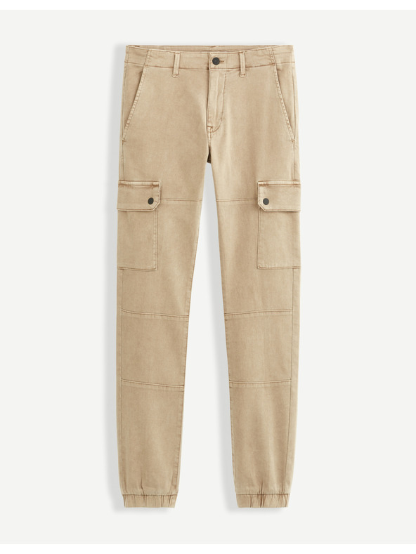 Celio Pantaloni bej Celio Solyte