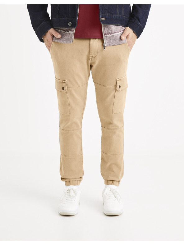 Celio Pantaloni bej Celio Solyte