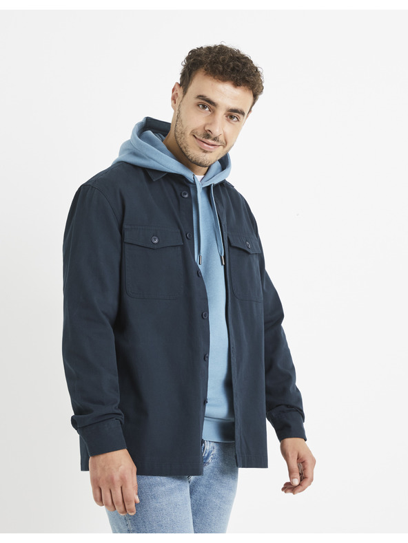 Celio Jachetă albastru închis Celio Vawork