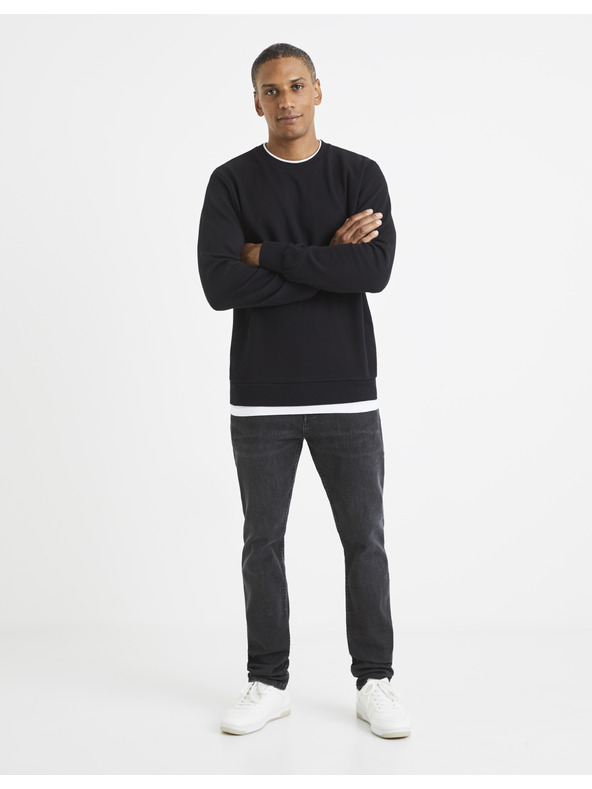 Celio Tricou basic negru Celio Vedoubleco
