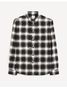 Celio Dark Brown Plaid Shirt Celio Vaflaca