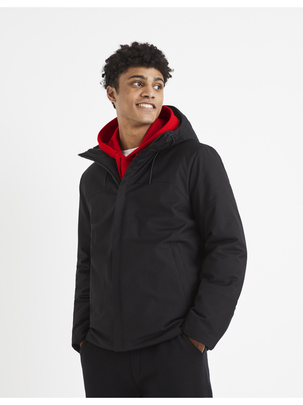 Celio Jachetă neagră pentru bărbați Celio Vuhero