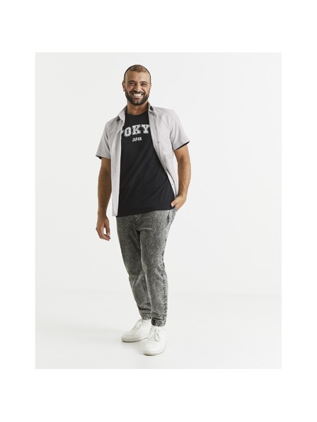 Celio Pantaloni denim gri pentru bărbați Celio Vojog3
