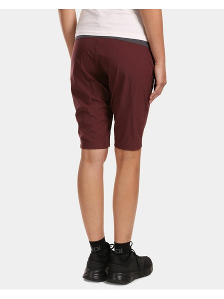 Kilpi Pantaloni scurți sport Kilpi Sylane-W burgundy pentru femei