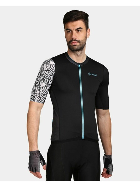 Kilpi Tricou sport negru cu fermoar pentru bărbați Kilpi PICARD