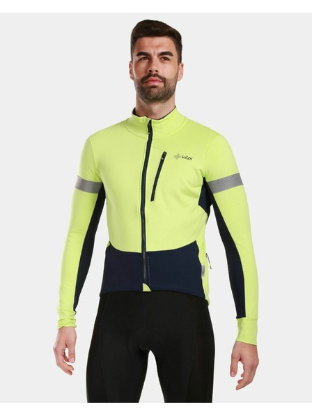 Kilpi Jachetă softshell de ciclism verde neon pentru bărbați Kilpi Velover-M