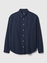 GAP Cămașă oxford oversize cu logo GAP