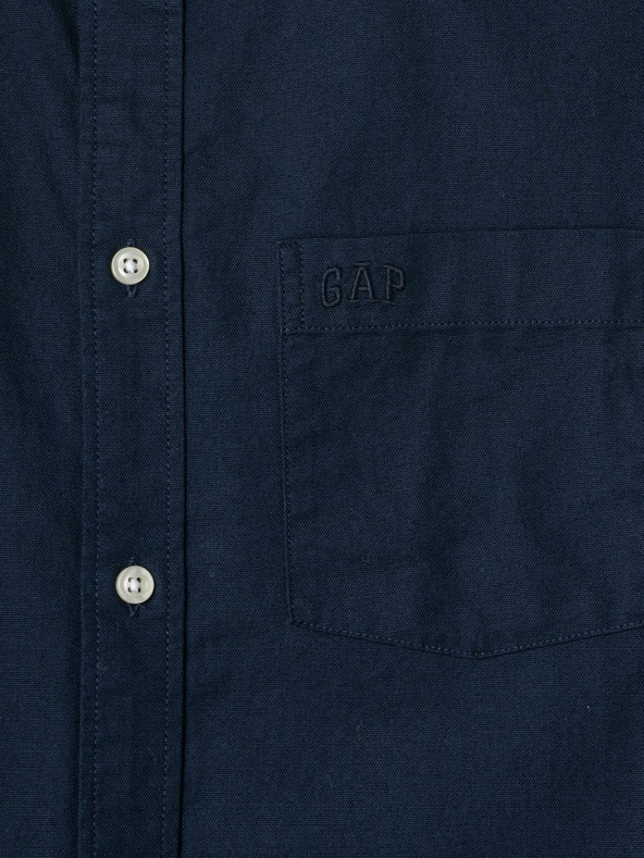GAP Cămașă oxford oversize cu logo GAP