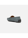 Geox Mocasini verde deschis pentru femei Geox Kosmopolis + Grip