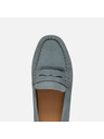 Geox Mocasini verde deschis pentru femei Geox Kosmopolis + Grip