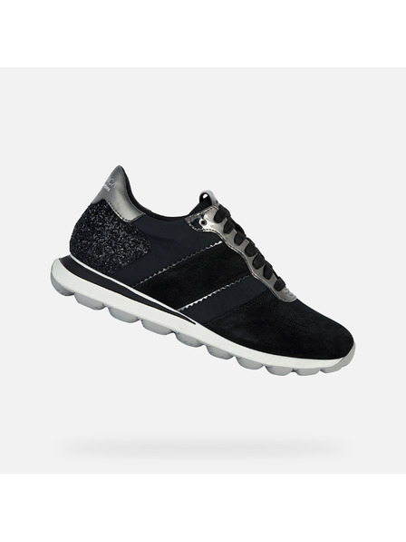 Geox Adidași Geox Spherica Vseries negri, de damă