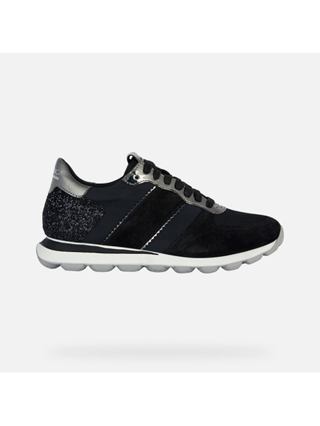 Geox Adidași Geox Spherica Vseries negri, de damă