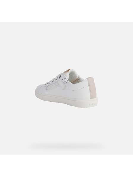 Geox Teniși albi pentru fete Geox Kathe