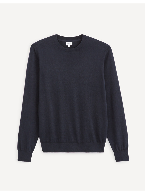 Celio Pulover basic albastru închis pentru bărbați Celio