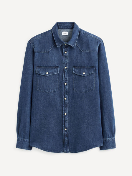 Celio Cămașă albastru închis Celio Sarevient