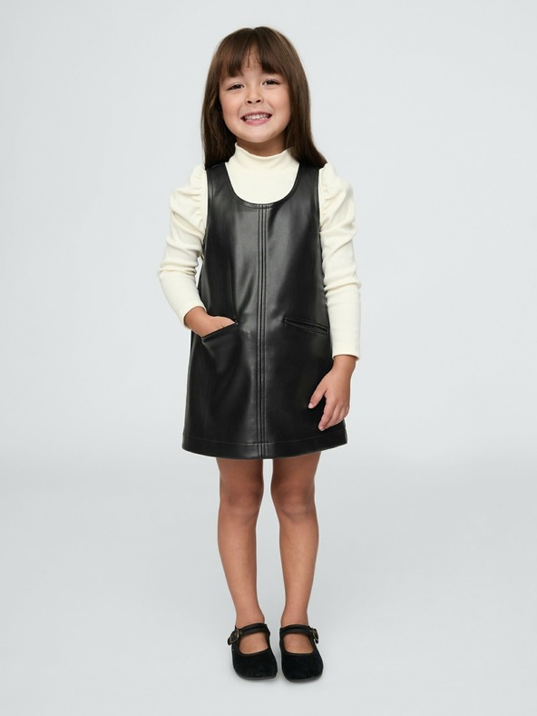 GAP Baby rochie din piele artificială GAP