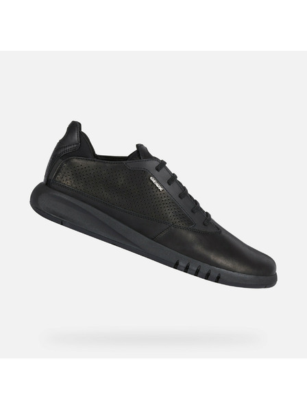 Geox Adidași negri pentru bărbați Geox Aerantis