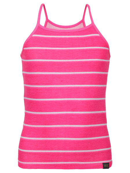 NAX Tricou cu dungi pentru fete roz închis NAX Burgo