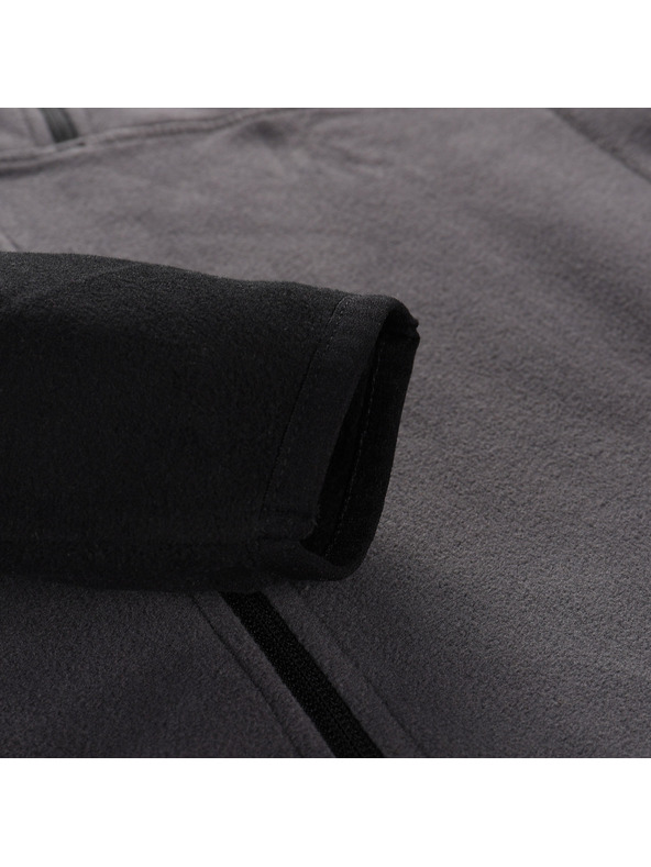 ALPINE PRO Hanorac fleece negru pentru bărbați ALPINE PRO GRES