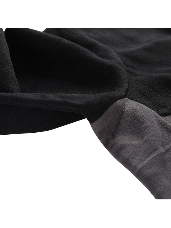 ALPINE PRO Hanorac fleece negru pentru bărbați ALPINE PRO GRES