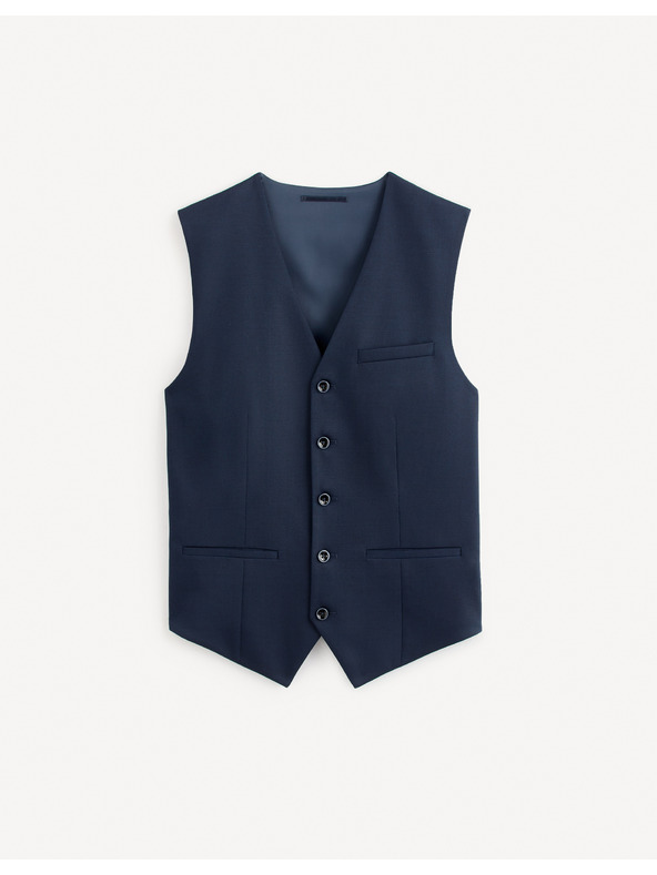 Celio Vestă costum albastru închis Celio Rugidiam