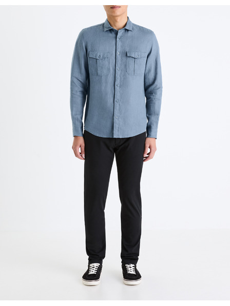 Celio Pantaloni bărbătești negri Celio