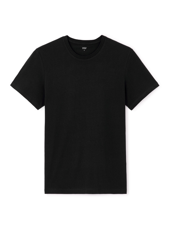 Celio Tricou basic negru Celio Tebase