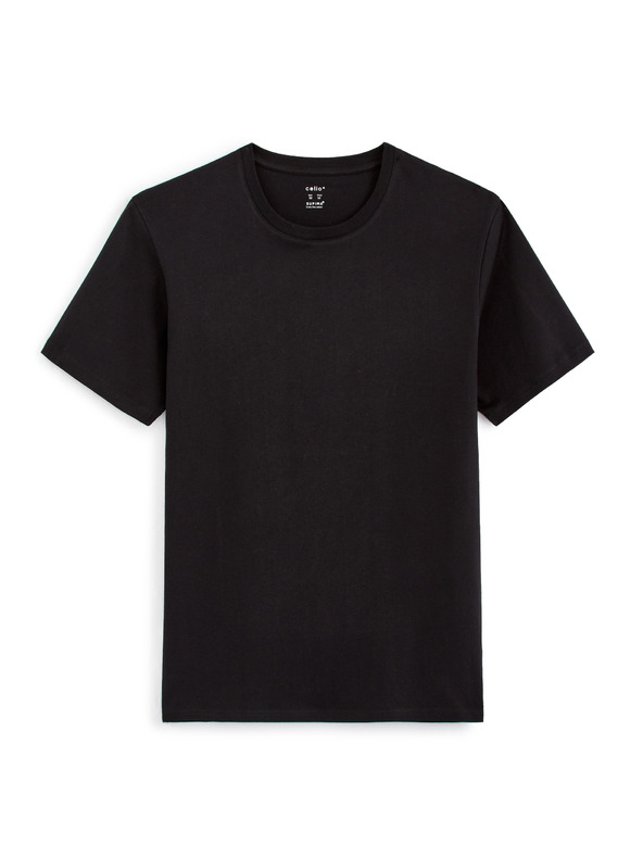 Celio Tricou basic negru Celio Tebase