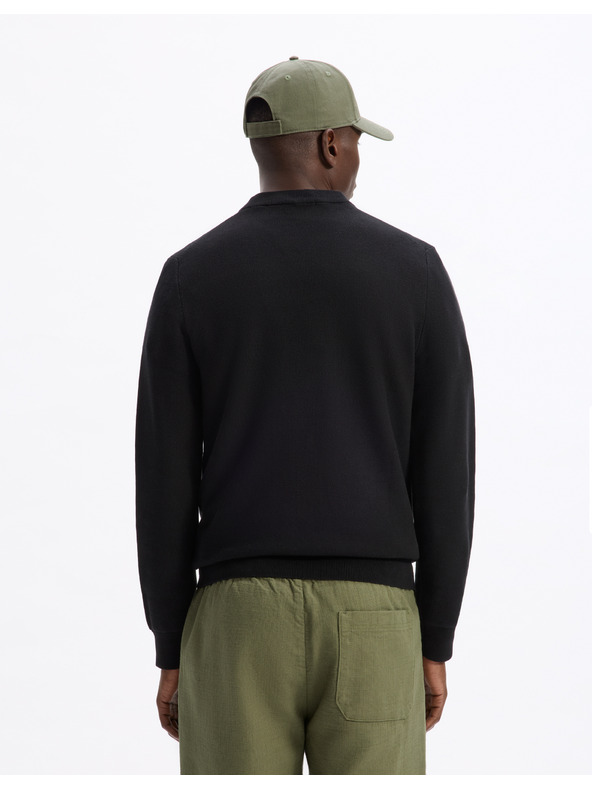 Celio Pulover negru pentru bărbați Celio Bepic