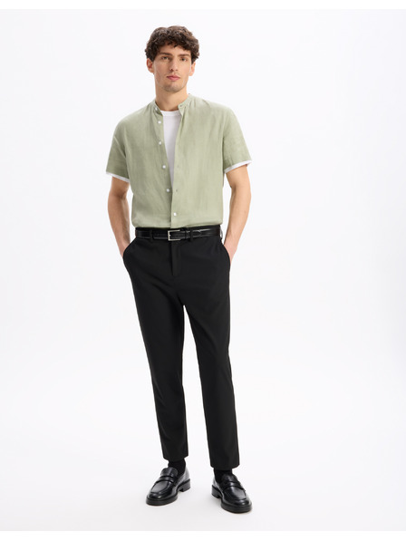 Celio Pantaloni negri Celio Cosmart pentru bărbați