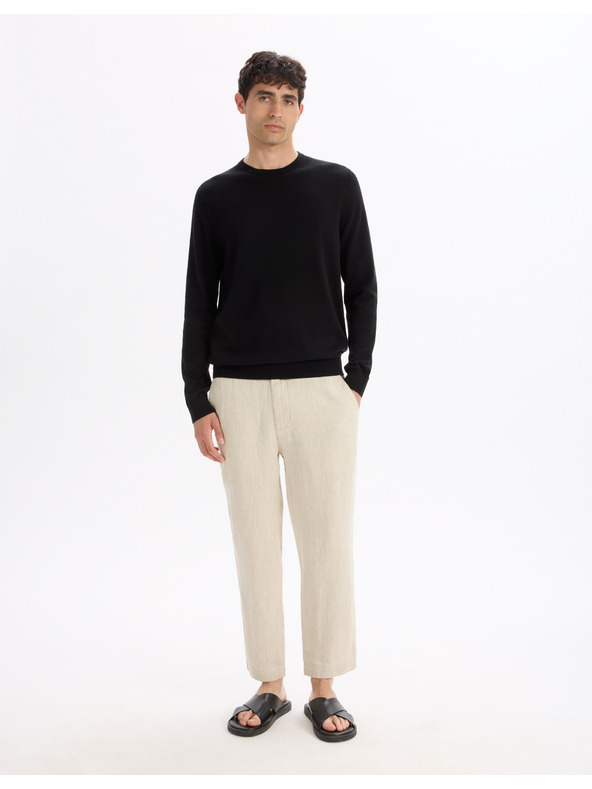 Celio Pulover negru pentru bărbați Celio Decoton
